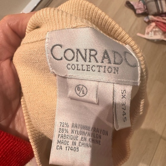 Cream Cowl Neck Sweater with Plush Texture - Picture 6 of 7